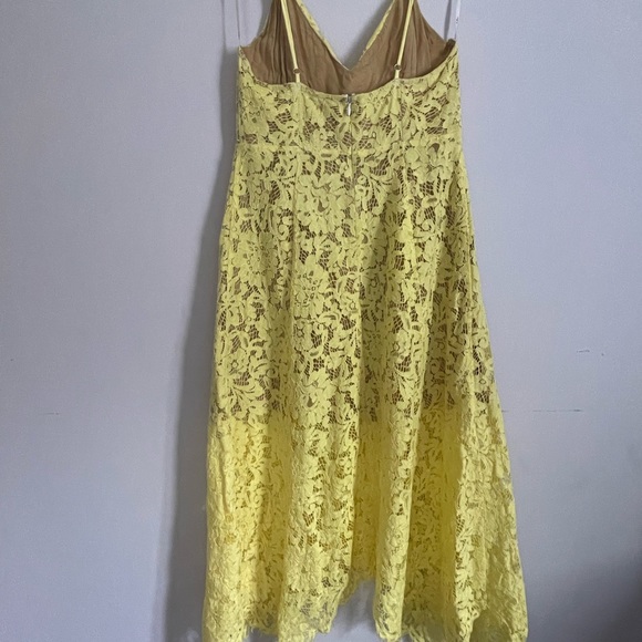 Yellow Lace Mid-Length Dress - Picture 5 of 7